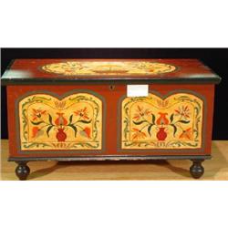 PENNSYLVANIA DUTCH SMALL BLANKET CHEST