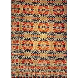 A JACQUARD COVERLET