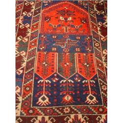 KAZAK-TYPE ORIENTAL THROW RUG