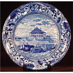 DARK FLOW BLUE  8 ½" PLATE