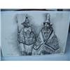 Image 1 : Charlene Jeffery print of 2 Tlingit chiefs with Chilkoot blankets #62 of 100 (46)