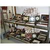 Image 3 : Entire cart of nautical items- 12 lighthouses; 12 model sailing ships; 44 framed items consisting of
