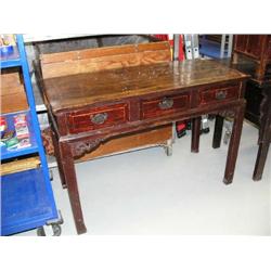 3-drawer buffet, 34 3/4" H, 50" W, 22 1/4" D (8888)