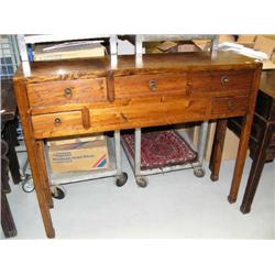 5-drawer buffet, 41" H, 52 3/4" W, 13 1/2" D (8888)