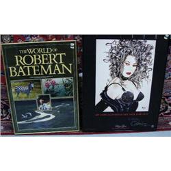 2 framed posters- one is by Robert Bateman  (60)