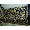 Image 1 : Blue floral hide-a-bed sofa (49)