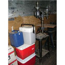 Rockwell drill press; 4 coolers (49)
