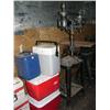 Image 1 : Rockwell drill press; 4 coolers (49)