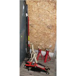 Lot of jacks and jack stands (49)
