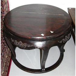 Round Chinese coffee table, 26" Heighth, 33-1/2" Diameter, stock #2133 (300)