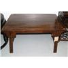 Image 1 : Square coffee table old Chinese, 22 1/2" H, 46" W, 17 3/4 D, stock #2154 (300)