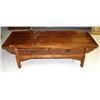 Image 1 : Carved Chinese coffee table new, 20 1/4" H, 66" W, 26 1/4 D, stock #2052 (300)