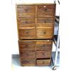 Image 1 : Pair of 6-drawer new Chinese cabinets, 30" H, 30 1/2" W, 16" D, (300)