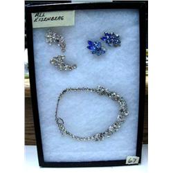 Outstanding lot consisting of Eisenberg necklace, 2 sets of earrings (74)