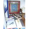Image 2 : 12" vase signed by R. Lucero Isleta, Pueblo; assorted cook books; old tube tester in wood case; book