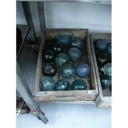 CHOICE on 3 boxes of fish floats- collected in the 1960's with some rare colors, approx. 12 to a box