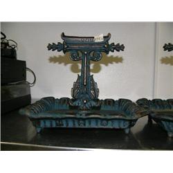 CHOICE of: Cast iron foot scraper with bronze finish (500)