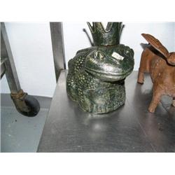 CHOICE on 2 cast iron frogs (500)