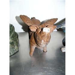 CHOICE on 2 cast iron flying pigs (500)