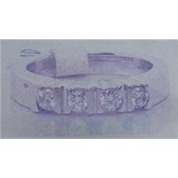 Diamond Lady's Ring 14 K white gold- diamonds are round brilliant cut approx.. 0.25 carats- estimate