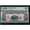 Image 1 : 1901 $10 Bison Legal Tender Note PMG 40