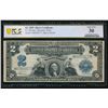 Image 1 : 1899 $2 Mini Porthole Silver Certificate PCGS 30