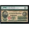 Image 1 : 1862 $1 Legal Tender Note PMG 15