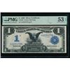 1899 $1 Black Eagle Silver Certificate PMG 53EPQ