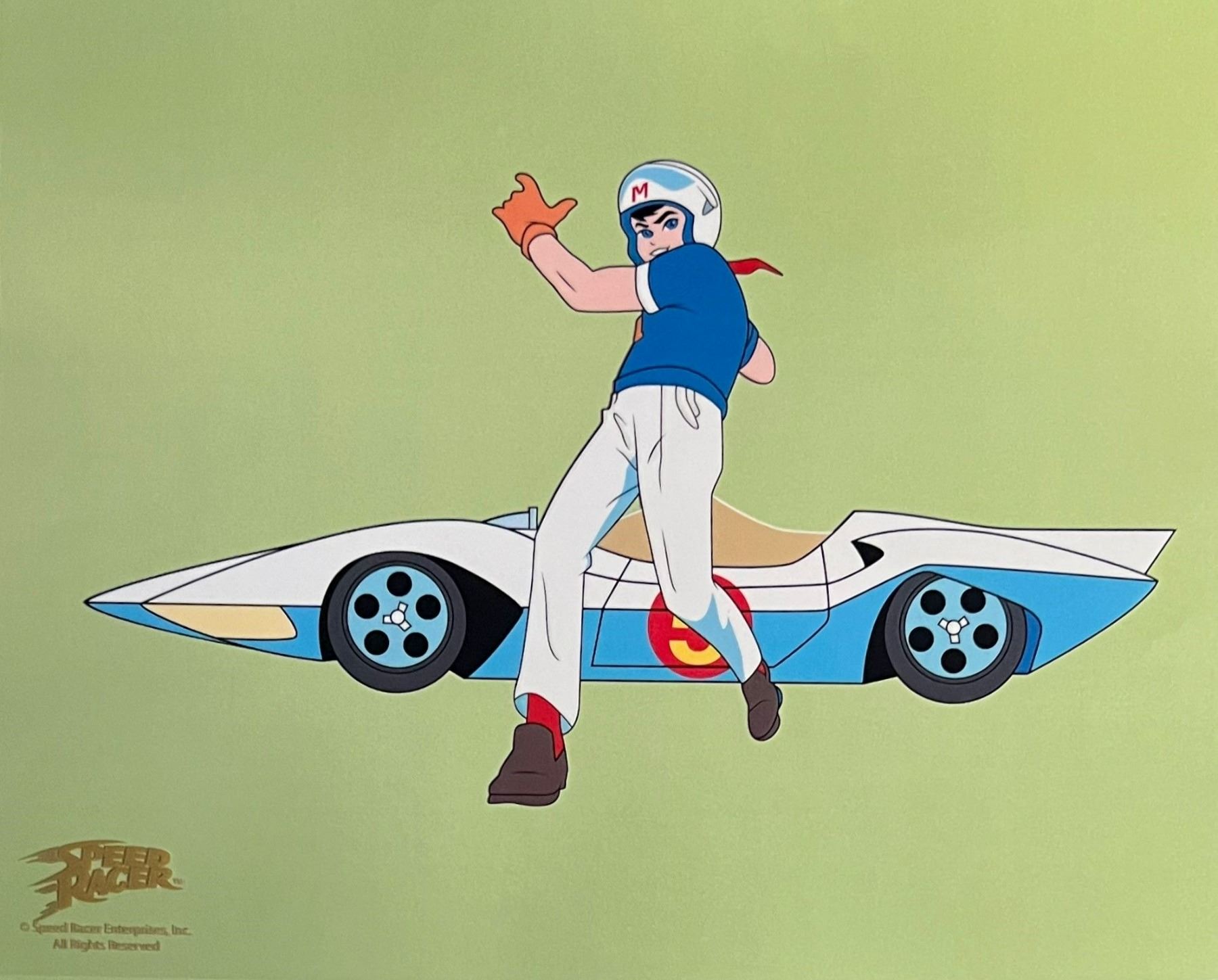 Speed Racer Match 5 Speed Racer Mach 5 Sericel Limited Edition Animation Art Cel