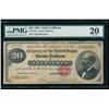 Image 1 : 1862 $20 Gold Certificate PMG 20