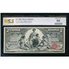 Image 1 : 1896 $2 Educational Silver Certificate PCGS 55