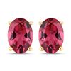 Image 1 : 14KT Yellow Gold 1.56ctw Pink Tourmaline Earrings