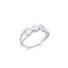 Image 2 : 14KT White Gold 0.44ctw Diamond Ring