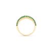 Image 4 : 14KT Yellow Gold 0.85ctw Emerald Ring
