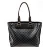 Image 1 : Louis Vuitton Black Damier Cobalt Voyage Tote Bag