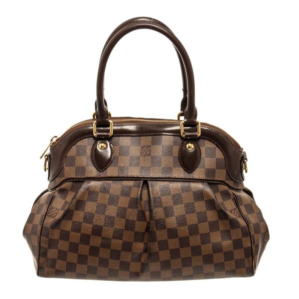 Louis Vuitton Brown Damier Ebene Trevi PM Shoulder Bag