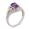 Image 3 : 1.49 ctw Pink Sapphire and 0.56 ctw Diamond 18K White Gold Ring