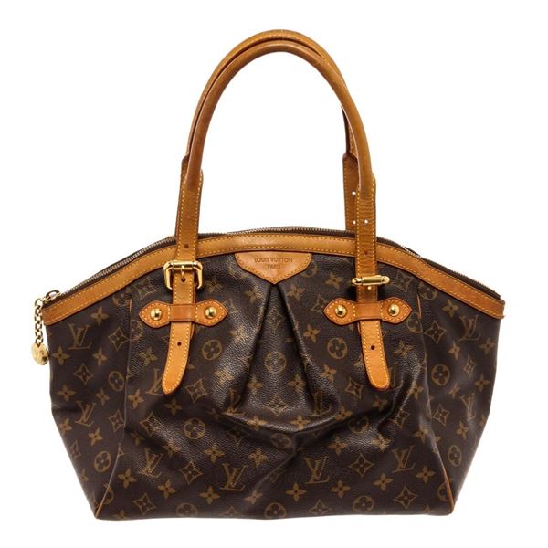 Louis Vuitton Brown Monogram Canvas Leather Tivoli GM Shoulder Bag