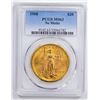 Image 1 : 1908 $20 No Motto Double Eagle Gold Coin PCGS MS63