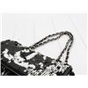 Image 2 : Chanel Black Silver-tone Sequin Leather Summer Night Single Flap Shoulder Bag