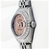 Image 9 : Rolex Ladies Quickset Salmon Roman Diamond 26MM Datejust With Rolex Box