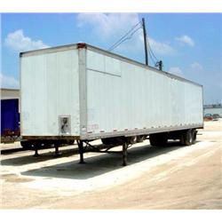 1988 Waba 53' Box Semi Trailer