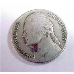 Jefferson Nickel 1947