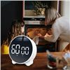 Image 2 : 2 in 1 Alarm Clock & Timer Digital Kitchen Timer