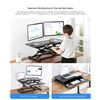 Image 2 : Standing Desk Converter Height Adjustable Desk Riser