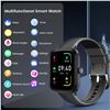 Image 2 : Smart Watch, Fitness Tracker with Heart Rate Blood Oxygen Sleep Monitor