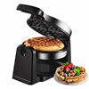 Image 1 : new in box AICOOK 180Â° Flip Waffle Maker, Stainless Steel, 4-slice, non-stick