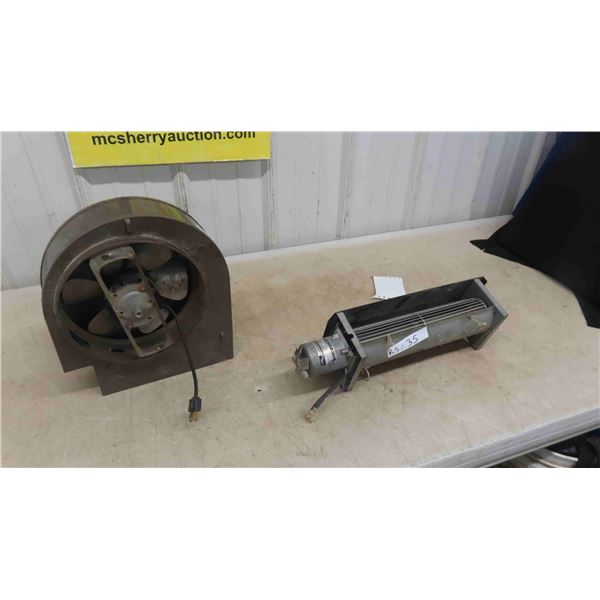 2 Blowers  - (1) with Induction Motor , (1) 120