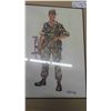 Image 5 : 2 Framed Military Prints - JC Boulzy 13" x 16" 