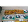 Image 2 : 9 License Plates + 2 Tags - (1) '57 Tag Smaller for Motorcycle / Trailer??